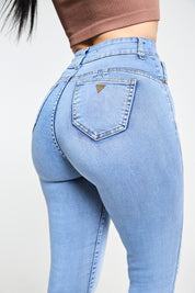 Jeans Tiro Alto Pitillo 1914