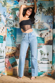 Jeans Pants Strass 2099