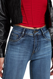 Jeans Tiro Alto Pitillo 1621