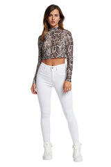 Jeans Mujer Tiro Alto Pitillo 1811