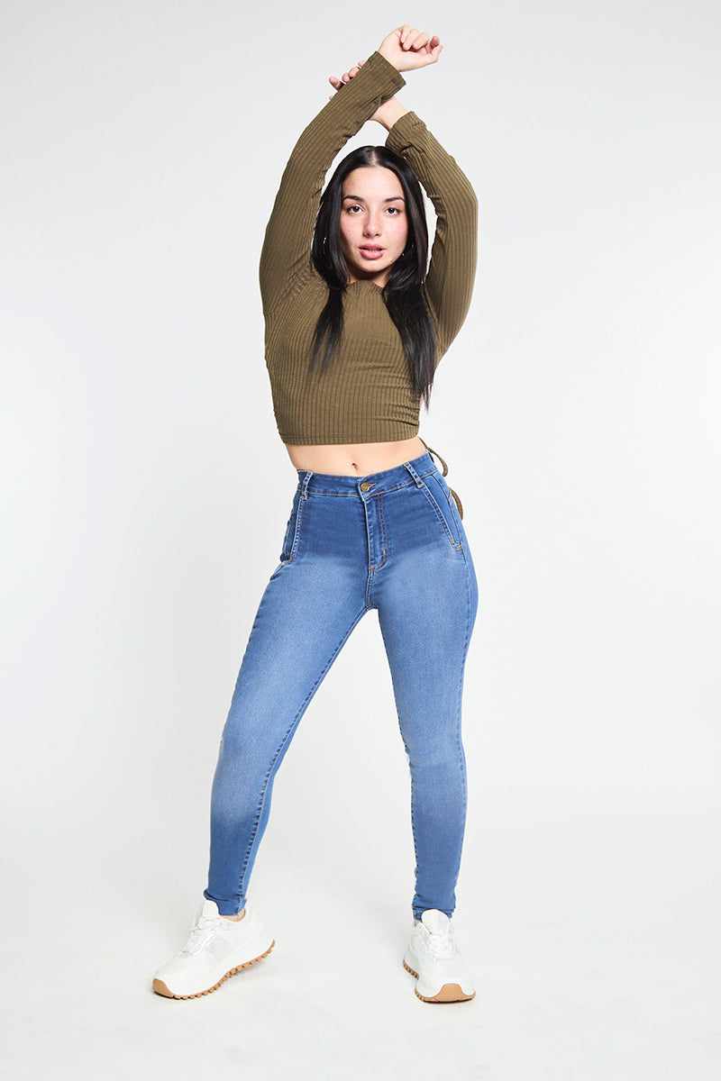 Jeans High Waist 1822