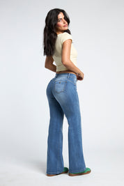 Jeans Pant Tiro Medio 1918