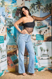 Jeans Pants Strass 2099