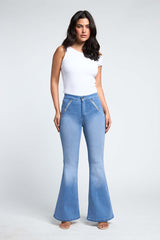 Jeans Mujer Flare 2047