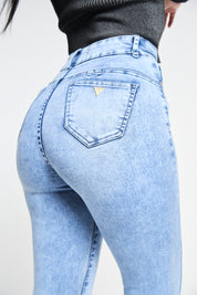 Jeans Tiro Alto Pitillo 2048