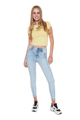 Jeans Mujer Tiro Alto Pitillo 1782