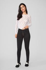 Jeans Mujer Tiro Alto Pitillo 2138