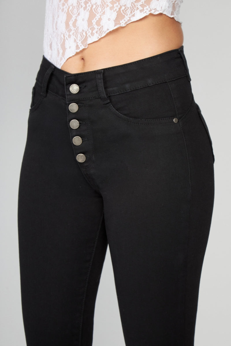 Jeans Mujer Tiro Alto Pitillo 2138