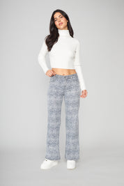 Jeans Mujer Pants Tiro Medio 1919