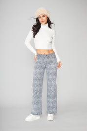 Jeans Mujer Pants Tiro Medio 1919