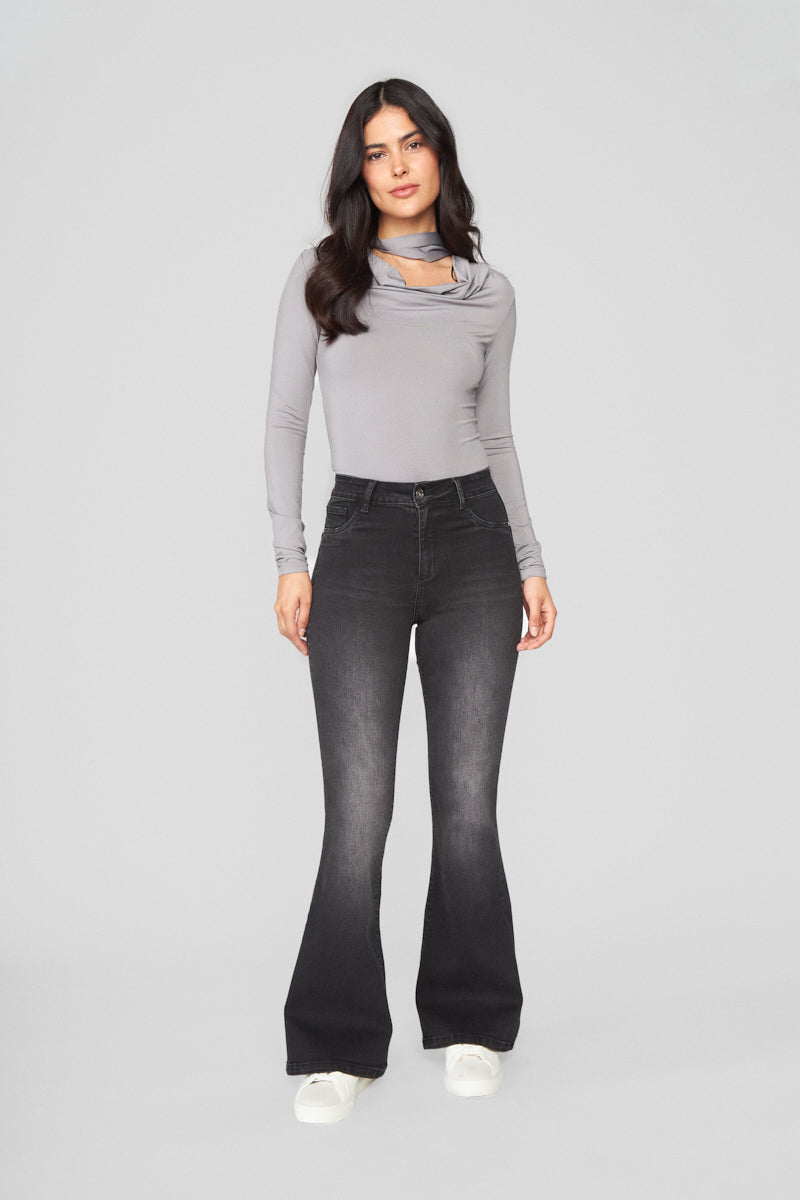 Jeans Mujer Flare 2136