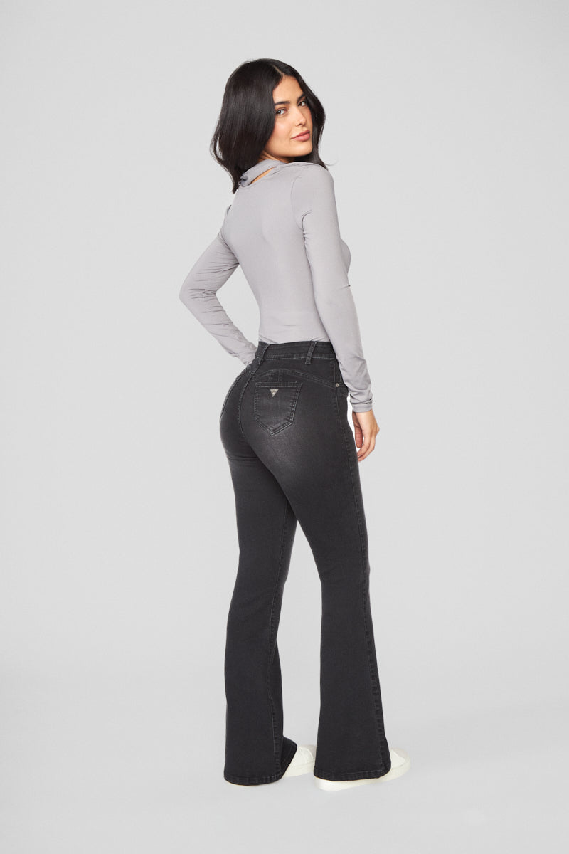 Jeans Mujer Flare 2136