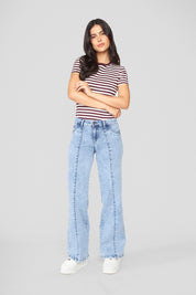 Jeans Mujer Pants Tiro Medio 2126