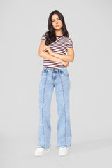 Jeans Mujer Pants Tiro Medio 2126