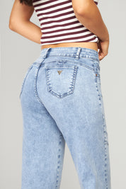 Jeans Mujer Pants Tiro Medio 2126