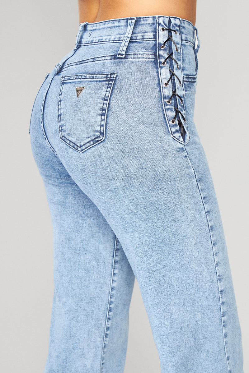 Jeans Mujer Pants 2116 Celeste