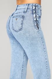 Jeans Mujer Pants 2116 Celeste