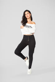 Jeans Mujer High Waist Pitillo 2110