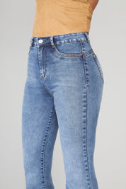 Jeans Mujer Flare 2129