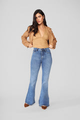 Jeans Mujer Flare 2129