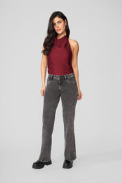 Jeans Mujer Pants Tiro Medio 1921