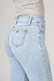 Jeans Mujer Pants Strass 2099