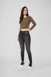 Jeans Mujer Tiro Alto Pitillo 2142