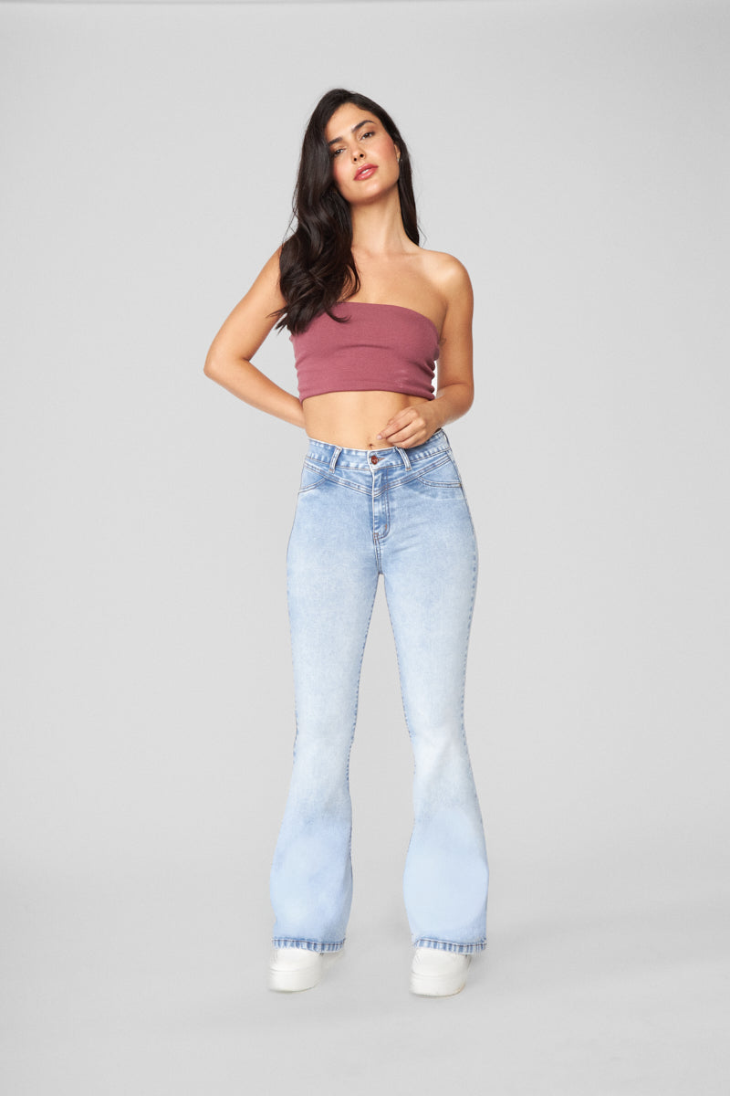 Jeans Mujer Flare Iconic Fit 2153