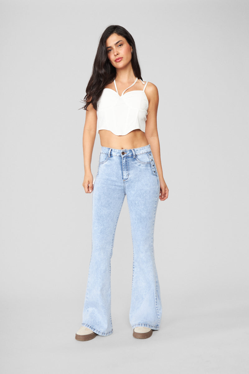 Jeans Mujer Flare Malibu 2152