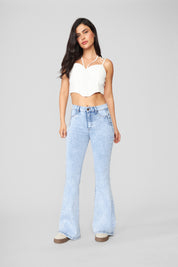 Jeans Mujer Flare Malibu 2152