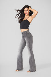 Jeans Mujer Flare Iconic Lace Up 2085