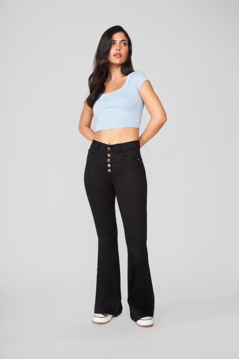 Jeans Mujer Flare 2158