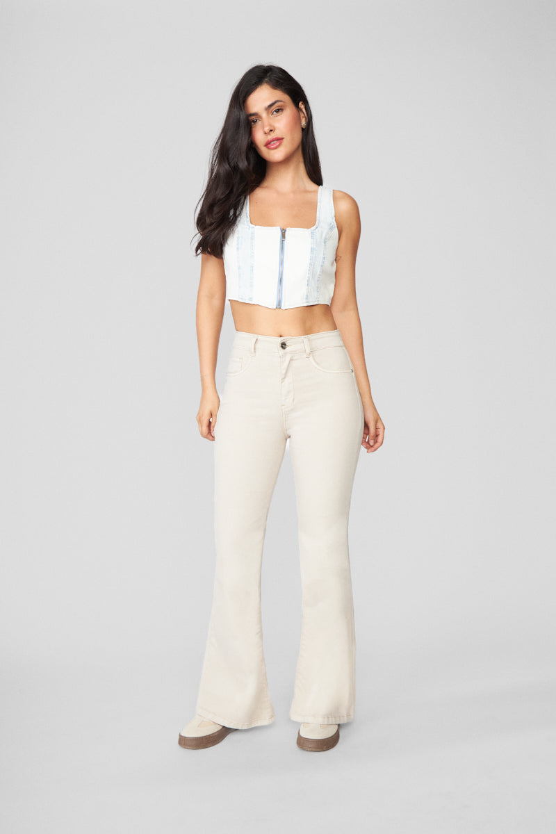 Jeans Mujer Flare 2159