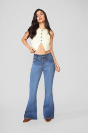 Jeans Mujer Flare Iconic Fit 2154