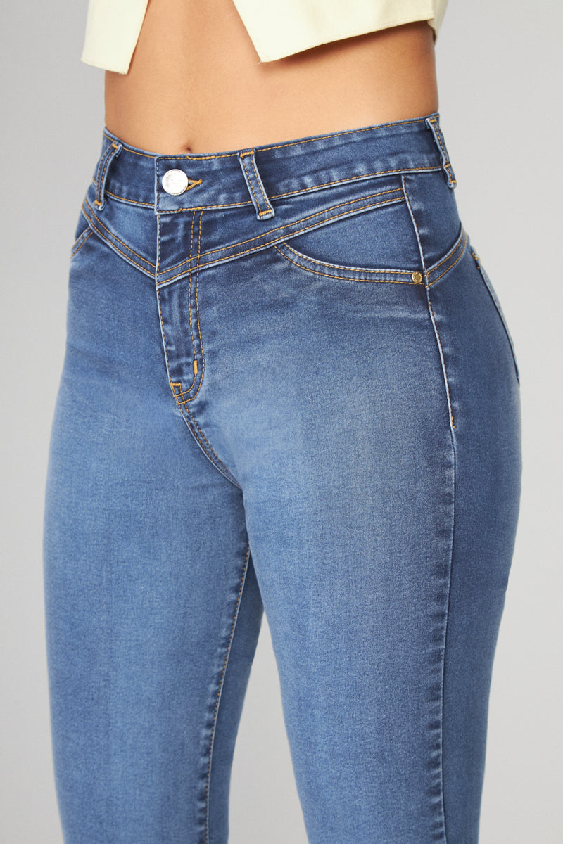 Jeans Mujer Flare Iconic Fit 2154