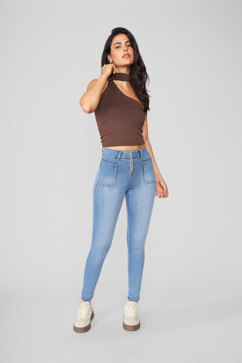 Jeans Mujer High Waist 1821