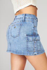 Short Falda Mujer Beverly Cargo 2054