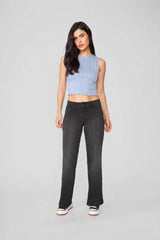 Jeans Mujer Pants Tiro Medio Riverside 2117