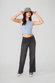 Jeans Mujer Pants Tiro Medio Riverside 2117