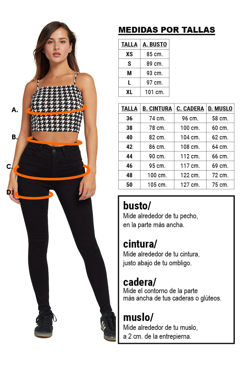 Jeans Tiro Alto Pitillo 1379